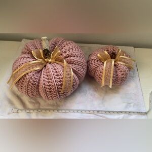 Thanksgiving decor / crochet pumpkin/ Handmade